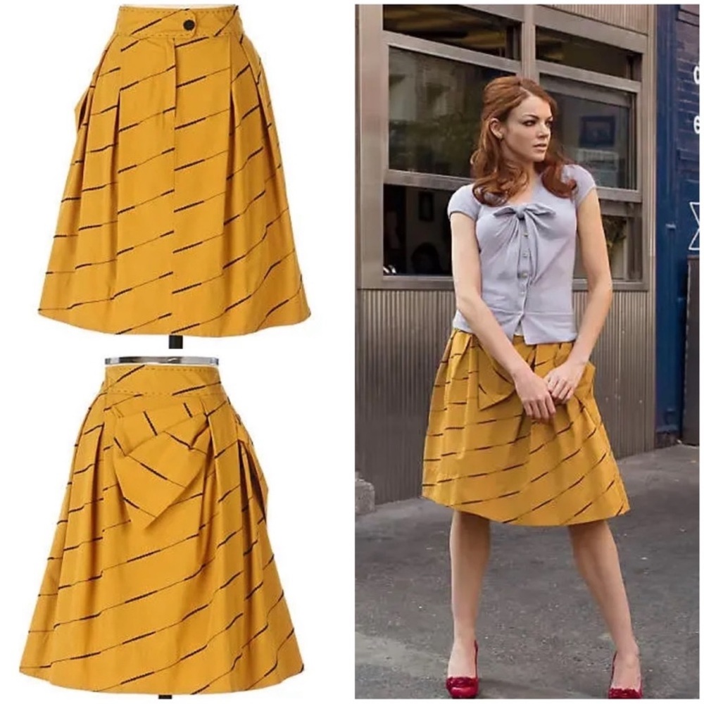 Anthropology Floreat skirt